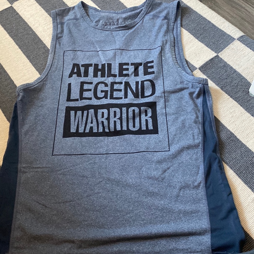 Small SoulCycle blue workout Tank